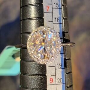 Stunning 2.22ctw Oval Moissanite With Halo